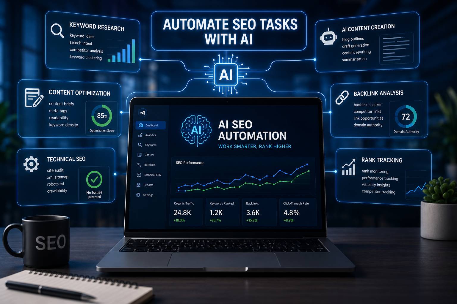 How to Automate SEO Tasks with AI